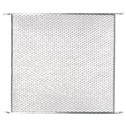 M-D 30 in. L Satin Silver Aluminum Door Grille 1 pc