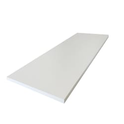 NB 0.63 in. H X 10 in. W X 36 in. D White Wood Shelf Board