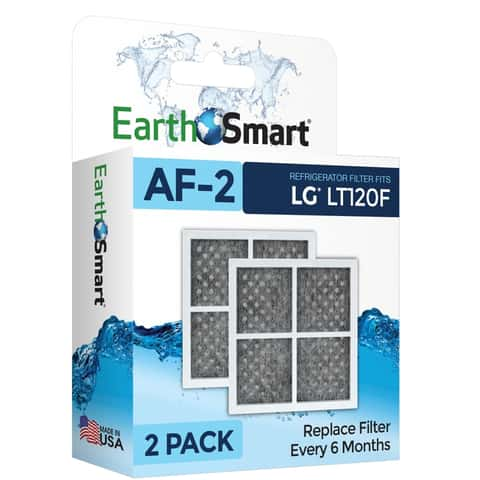 Project Source Af-2-2 Refrigerator Replacement Air Filter Fits Lg Lt120f  (2-pack) in the Refrigerator Parts department at