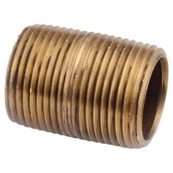 Anderson Metals 1 in. MIP in. Brass Nipple 6 in. L