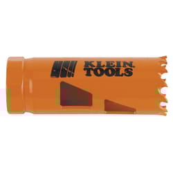 Klein Tools 7/8 in. Bi-Metal 1 in. L Hole Saw