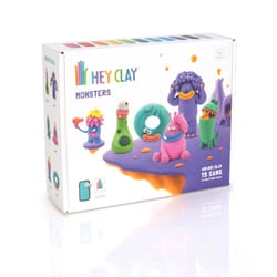 Hey Clay Monsters Air Dry Clay Assorted 17 pc