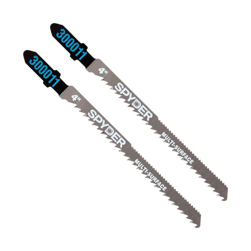 Spyder 4 In Metal T Shank Double Sided Jig Saw Blade 10 Tpi 2 Pk Ace Hardware