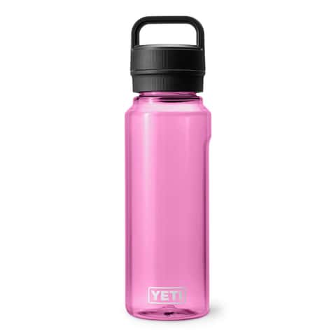 Your Zone 16 oz Plastic Chug Lid Water Bottle, PET material, Pink 