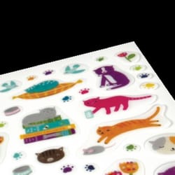 OOLY Stickiville Vinyl Quirky Cats Stickers 1 pk