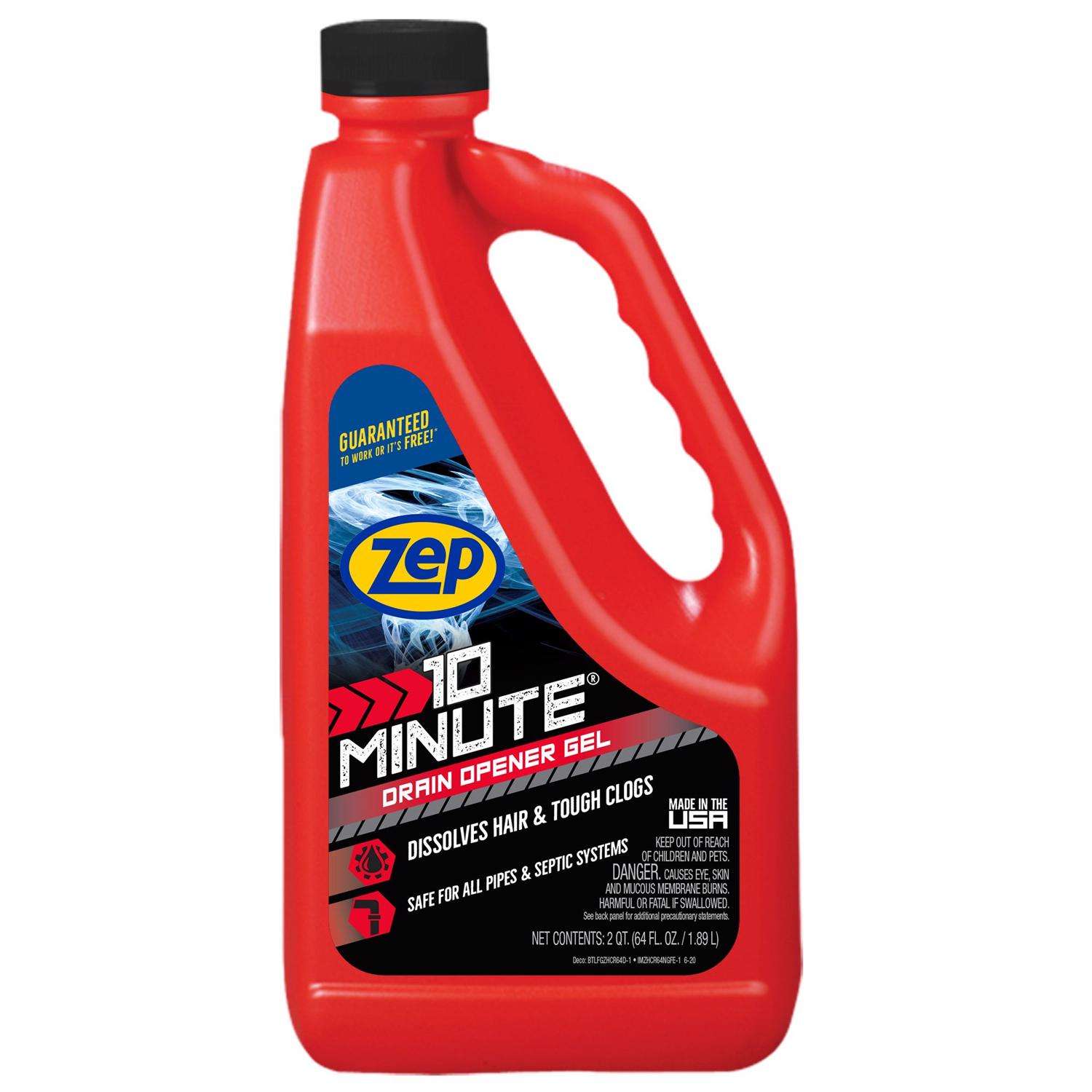 Zep 10 Minute Gel Drain Opener 64 oz Ace Hardware