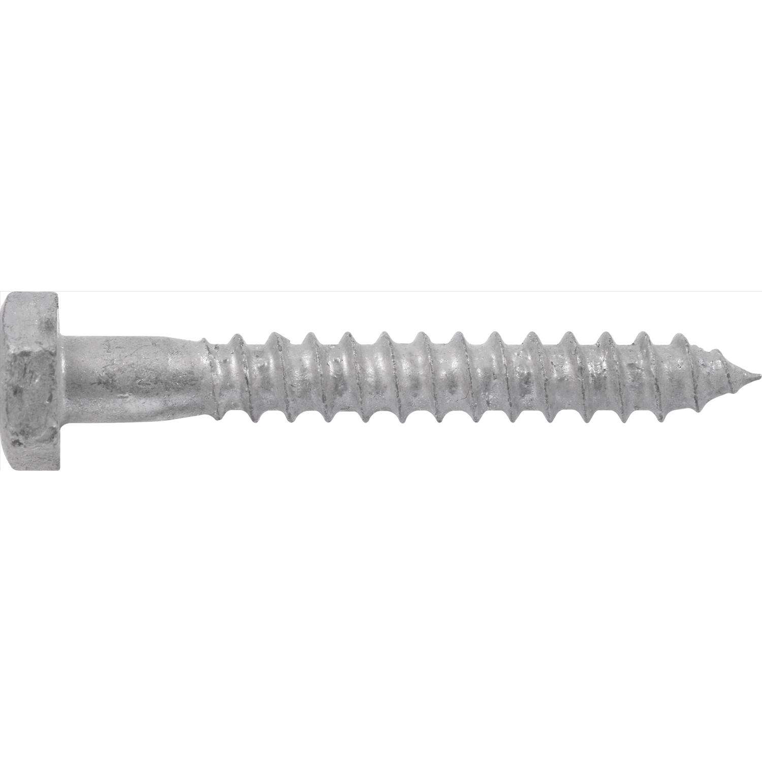50) 3/8" X 6" Lag Screws Hex Head Galvanized HDG Heavy