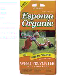 Espoma Organic Weed Preventer Lawn Food For All Grasses 1250 sq ft