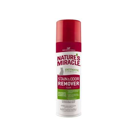 Nature s Miracle Cat Foam Enzyme Stain And Odor Remover 17.5 oz Mfr P 68341 Ace Hardware