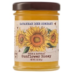 Savannah Bee Company Sunflower Honey 3 oz Jar