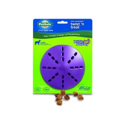 PetSafe Busy Buddy Purple Rubber Twist N Treat Dog Toy Large 1 pc