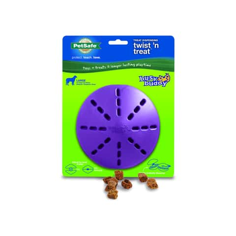 PetSafe BUSY BUDDY TWIST N TREAT Dog Toy Chew and Treat Dispensing SMALL