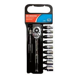 Crescent 3/8 in. drive Metric Socket Wrench Set 11 pc