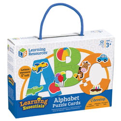 Learning Resources Alphabet Puzzle Cards Multicolored 52 pc