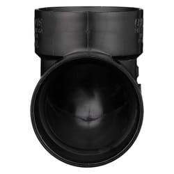 Charlotte Pipe 3 in. Hub X 3 in. D Hub ABS Elbow