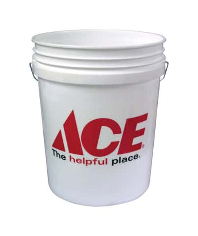 Leaktite White 5 gal Plastic Bucket Lid - Ace Hardware