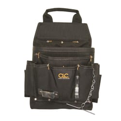 CLC 4 in. W X 14.25 in. H Ballistic Nylon Tool Pouch 12 pocket Black 1 pc