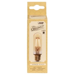 Feit T10 E26 (Medium) LED Bulb Amber 40 Watt Equivalence 1 pk