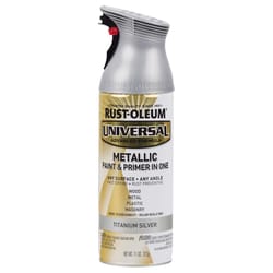 Rust-Oleum Universal Titanium Silver Metallic Spray Paint 11 oz