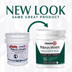 Zinsser Perma-White Eggshell White Water-Based Mold and Mildew-Proof Paint Interior 5 gal