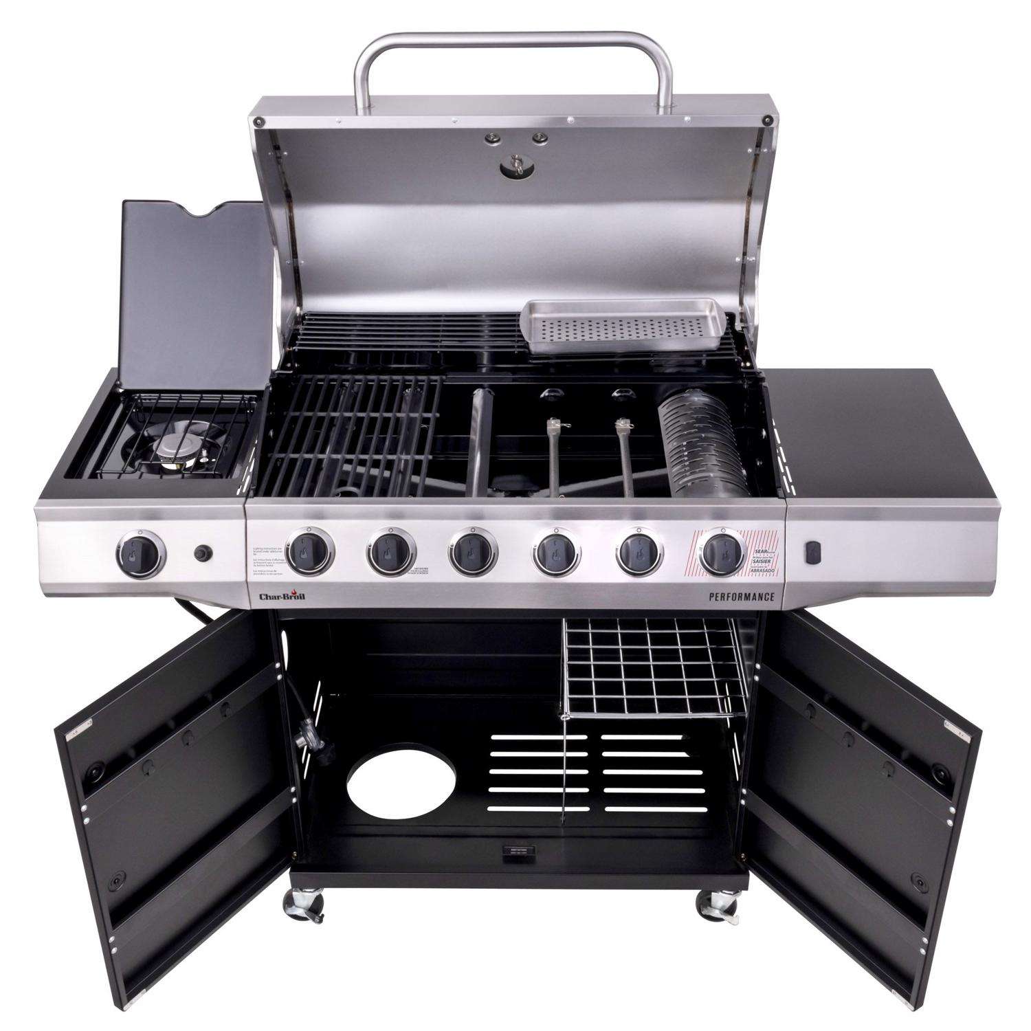 Charbroil Performance Series 6 Burner Liquid Propane Grill Black