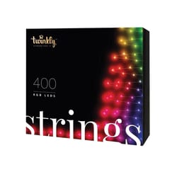 Twinkly LED Micro/5mm Multicolored 400 ct String Christmas Lights 105 ft.