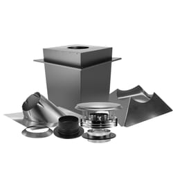 DuraVent DuraPlus 6 in. D X 17 in. L Aluminum/Galvanized Steel Vertical Installation Kit