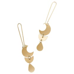 Matr Boomie Rajani Women's Lunar Drop Gold Earrings