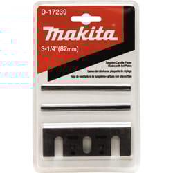 Makita 3-1/4 in. L Tungsten Carbide Planer Blade Double-Edged 2 pk