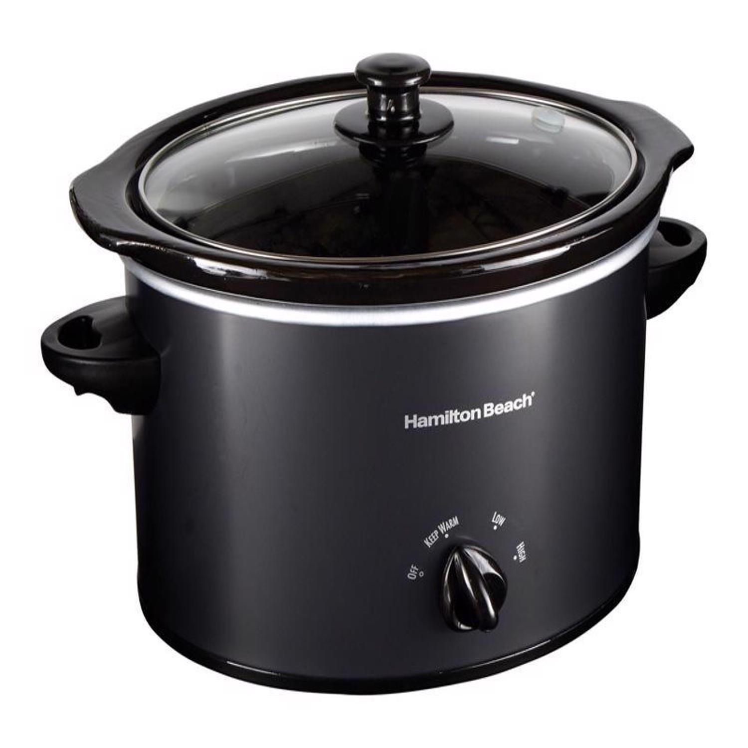 Hamilton Beach 3 qt Black Stoneware Slow Cooker - Ace Hardware