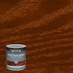 Minwax PolyShades Semi-Transparent Gloss American Chestnut Oil-Based Polyurethane Stain/Polyurethane