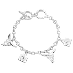 Montana Silversmiths Women's Country Charm Silver Bracelet Water Resistant