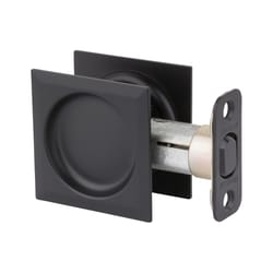 Kwikset Iron Black Zinc Indoor Sliding Door Lock