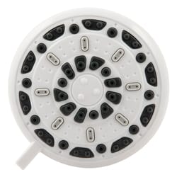 PlumbCraft White ABS 3 settings Showerhead 2 gpm