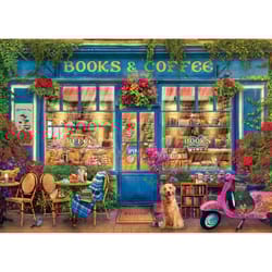 Eurographics Books & Coffee Jigsaw Puzzles Multicolored 1000 pc