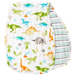 Stephen Joseph Dino Muslin Burp Cloths Cotton 2 pk