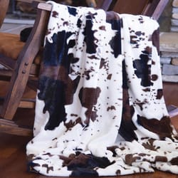Carstens Inc 50 in. W X 60 in. L Multicolored Faux Fur Throw Blanket