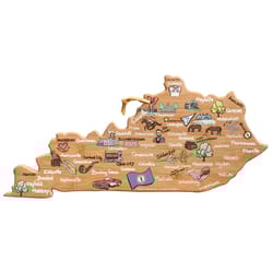 Totally Bamboo 18 in. L X 8.5 in. W X 0.63 in. Bamboo Kentucky State Serving & Cutting Board