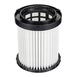 DeWalt 6 in. L X 4.5 in. W Wet/Dry Vac HEPA Replacement Filter 1 pc