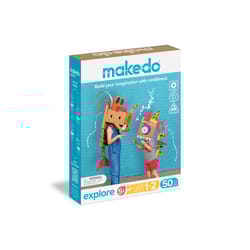 Makedo Explore Kit for 1 to 2 Makers Construction Playset 50 pc