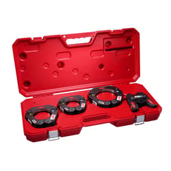 Milwaukee M18 4 in. Press Ring Kit Black 4 pc