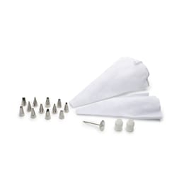 Fox Run White Stainless Steel Icing Set