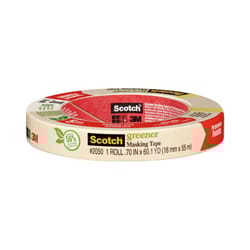 Scotch  .70 in. W x 60.1 yd. L Beige  Medium Strength  Masking Tape  1 pk 