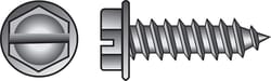 HILLMAN No. 10 Ga. X 3/4 in. L Slotted Hex Washer Head Sheet Metal Screws 100 pk