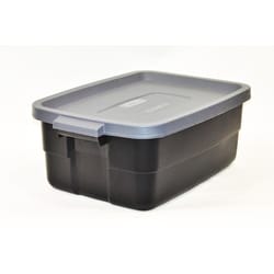 Rubbermaid Roughneck 8.7 in. H X 15.9 in. W X 23.875 in. D Stackable Storage Box