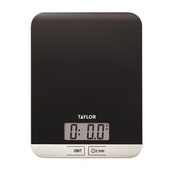 Taylor Black Digital Kitchen Scale 11 lb