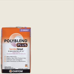 Custom Building Products Polyblend Plus Indoor and Outdoor Bright White Sanded Grout 25 lb