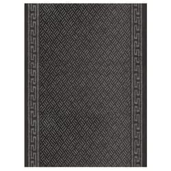 Multy Home 60 ft. L X 26 in. W Gray Nonslip Carpet Runner