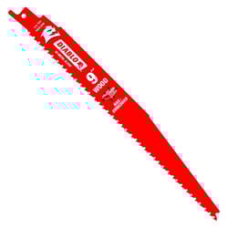 Diablo 9 in. Bi-Metal Reciprocating Saw Blade 4/6 TPI 15 pk
