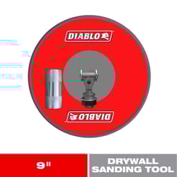 Diablo 9 in. L X 9 in. W Drywall Pole Sander